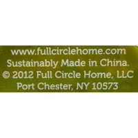 Full Circle Wherever Water 20 Oz. Lemon Glass Travel Bottle, Lime Green