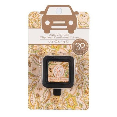 Greenleaf Gifts Greenleaf Auto Vent Clip - Orange & Honey