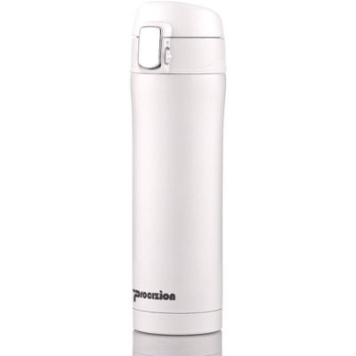 Procizion Insulated Stainless Steel Thermos Bottle 16 Oz, White