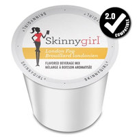 Single Cup Coffee Skinnygirl Indulgent Beverages London Fog Single Serve Latte for Keurig K-Cup Brewers