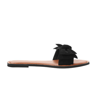 Time and Tru Women's Bow Slide Sandal