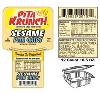 Pita Krunch Inc Pita Krunch /Pita Chips - Sesame