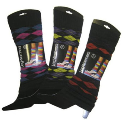 DDI 1989270 Argyle Leg Warmers Case of 60