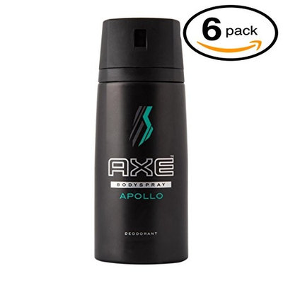 Axe Body Spray (Pack of 6, Apollo)