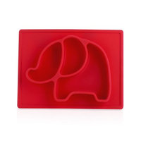 Luv N' Care, Ltd. Nuby Sure Grip Animal Placemat, Red Elephant