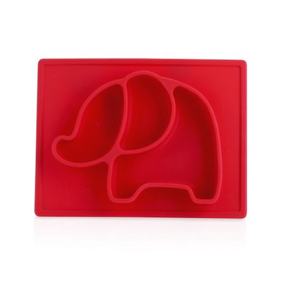 Luv N' Care, Ltd. Nuby Sure Grip Animal Placemat, Red Elephant