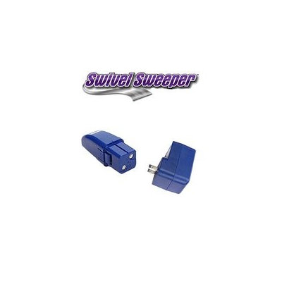 Ontel Replacement 7.2 Volt Battery and Charger for Swivel Sweeper Max and All Swivel Sweepers (Blue)