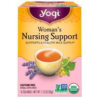 Yogi Tea, Organic, Woman's Nursing Support, Caffeine Free, 16 Tea Bags, 1.12 oz