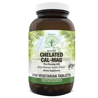 Natural Nutra Calcium Magnesium Supplement, 1000/500 mg Complex, 250 Vegetarian Tablets