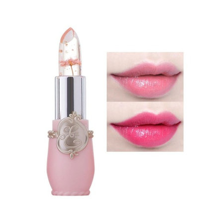AMA(TM) Jelly Lipstick Bright Flower MagicTemperature Change Long Lasting Moisturizer Color Lip (a)