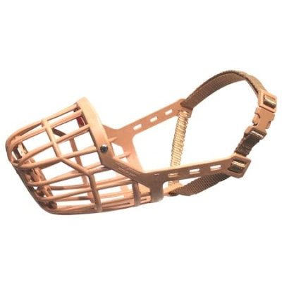 Pet Supply Imports Plastic Basket Muzzle 3 Tan 29903