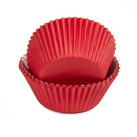 Chef Craft Baking Cups, Bright Red, 50 Ct