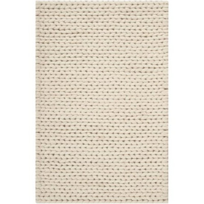 3' x 5' Bright Day Solid Sand Dollar Hand Woven New Zealand Wool Area Throw Rug