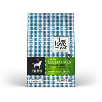 I and Love and You Kibble Naked Essentials with Lamb & Bison Dog Food - 11.0 lb