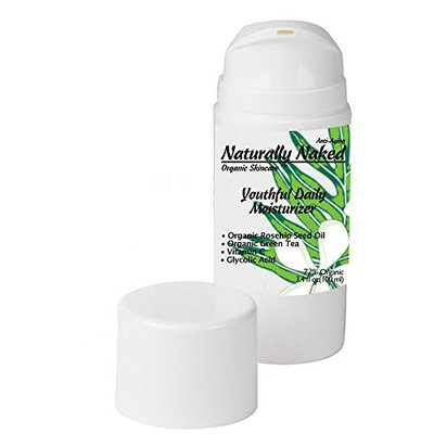 Youthful Daily Moisturizer, 3.4 oz (100 ml), Advanced Moisturizing Cream, Non Greasy, Dark Circles Eraser, Crepey Skin, Lotion Restores Firmness, Kosher Cert. Materials, 72% Organic