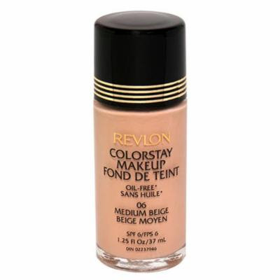 Revlon ColorStay Oil Free Makeup SPF 6, Medium Beige - 1.25 Fluid Ounces