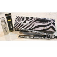 ISO Turbo Silk Limited Edition 1 inch Flat Iron WHITE ZEBRA