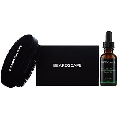 Beardscape Beard Brush Starter Kit (Eucalyptus)