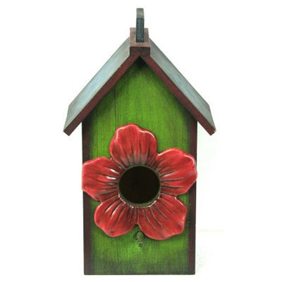 Pinnacle Strategies B92759/2 Wood Bird House, Multi Color (2 Pack)