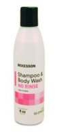 MCKESSON Shampoo & Body Wash No Rinse McKesson 8 oz. Light Floral Squeeze Bottle (#53-27913-8, Sold Per Case)