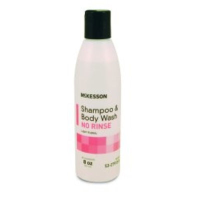MCKESSON Shampoo & Body Wash No Rinse McKesson 8 oz. Light Floral Squeeze Bottle (#53-27913-8, Sold Per Case)
