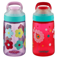 Contigo AUTOSEAL Gizmo Sip Kids Water Bottle 14oz Set Dandelion & Thistle Petal (Pack of 2)