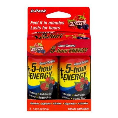 Living Essentials, Llc 5-hour Energy Berry Dietary Supplement, 1.93 fl oz, 2 count