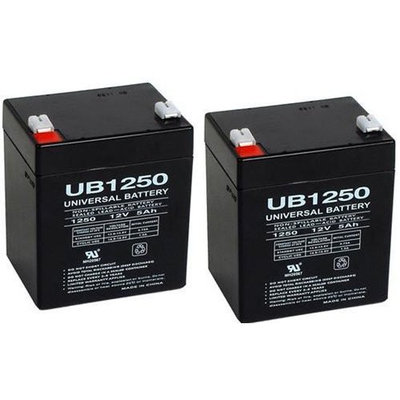 Universal Power Group ENERSYS YUA NP512 12V 5AH BATTERY - 2 Pack