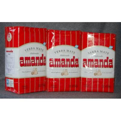 Yerba Mate Amanda - 3 bags of 2.2 Lbs each - 3 Kilos