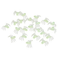 Misaky 20pcs Plastic Spider Trick Toy Party Halloween Haunted House Prop Decor