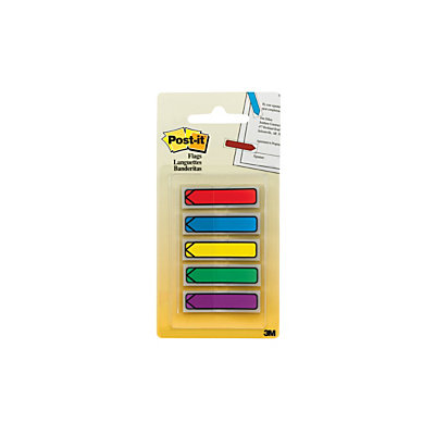 3m 1/2 Post-It Arrow Flags Assorted Primary Colors 5