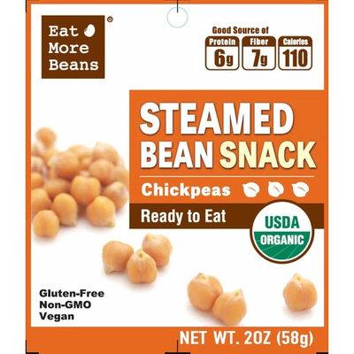 Steamed Bean Snack- Chickpeas! A Delicious, Healthy and Quick Snack. Ready to eat!
