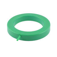 Green Plastic Shell 12.5cm OD Aquarium Tanks Round Oxygen Bubble Air Stone