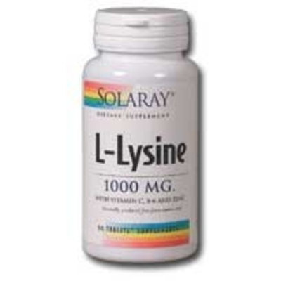 Free-Form L-Lysine Solaray 90 Tabs