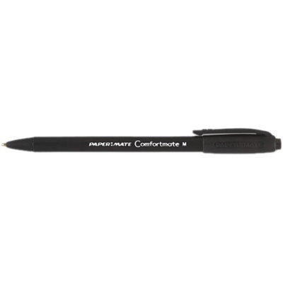 Paper-mate Paper Mate 6330187 Comfortmate Retractable Ballpoint Pen Medium Black Ink