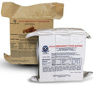 Sos Food Labs Inc. S.O.S. Rations Emergency 3600 Calorie Food Bar (Cinnamon + Coconut, 2 Pack)