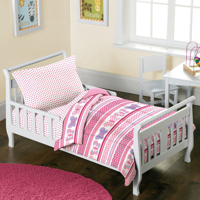 Dream Factory Butterfly Dots 4-pc. Bed Set - Toddler, Pink
