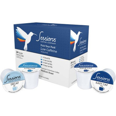 Sessions Coffee Company Sessions Low Caffeine Variety K-Cups (Pack of 24)