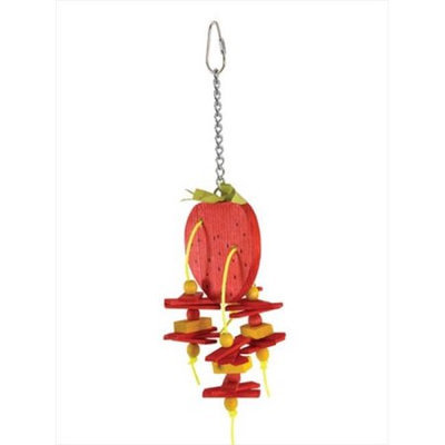 Caitec Bird Toys Caitec 640 Small 4 in. x 11 in. - Strawberry