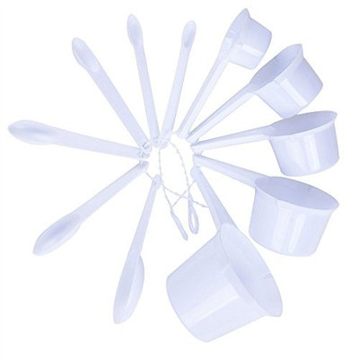 Mega Brands MegaBrand 11pcs Plastic Coffee Baking Measuring Spoon Cup Set