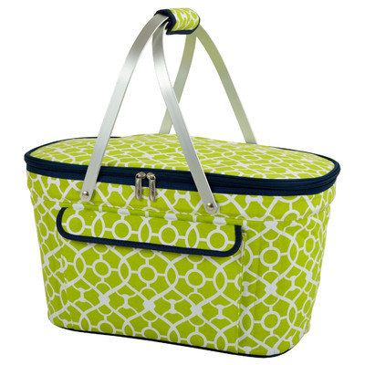 Freeport Park Collapsible Insulated Basket Color: Green