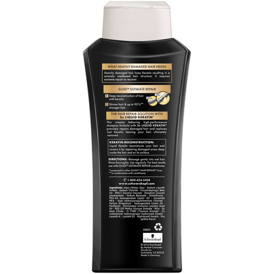 Schwarzkopf® Gliss™ Hair Repair™ with Liquid Keratin Ultimate Repair Shampoo 17.6 fl. oz. Squeeze Bottle