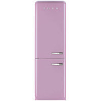 Smeg Pink 11.7 Cu. Ft. Retro Refrigerator with Bottom Freezer - Left Hinge