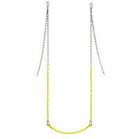 Swingan SW27VC-YL Belt Swing for All Ages with Vinyl Coated Chain Yellow