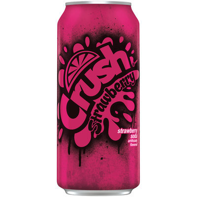 Crush Strawberry Soda, 16 Fl Oz Can