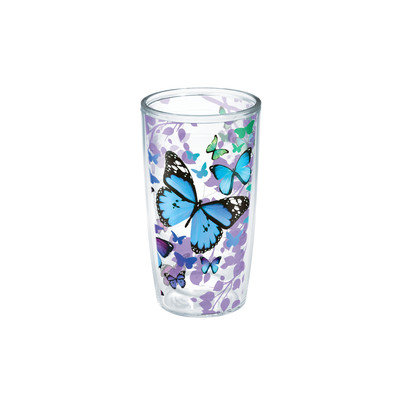 Tervis Tumbler Company Garden Party Blue Endless Butterfly 16 oz. Tumbler