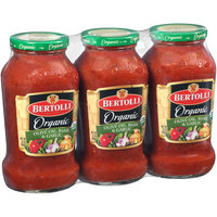 Bertolli® Organic Olive Oil, Basil & Garlic Sauce 3-24 oz. Jars