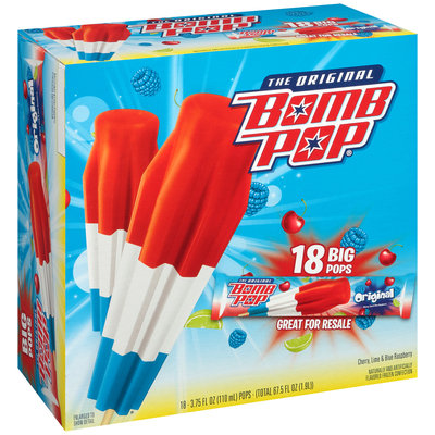 Bomb Pop® The Original Big Pops 18-3.75 fl. oz. Box