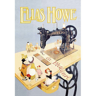 Buyenlarge Elias Howe, La Meilleure by Abel Pann Vintage Advertisement Size: 66