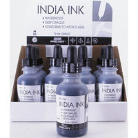 C2f Inc PRO-4112D Pro Art India Ink Display Pack Of 12